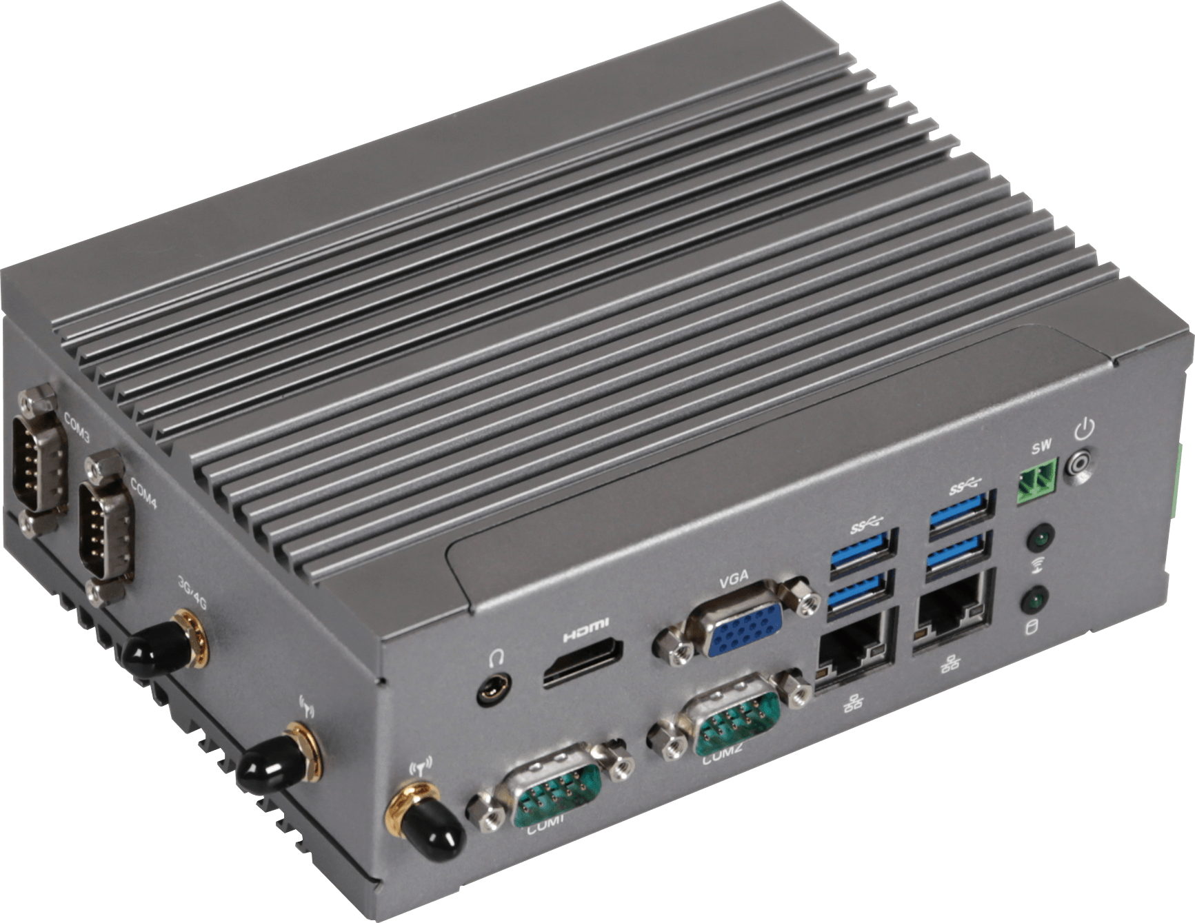 Embedded PC QBiX-Pro-GLKA5005HD-A1 Seitenansicht 1