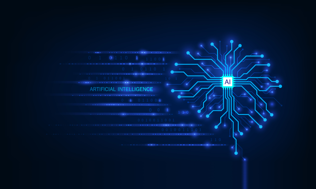 Artificial Intelligence,Technological brain and machine learning concept. Abstract circuit board. Digital innovation background. vector illustration. Artificial Intelligence,Technological brain