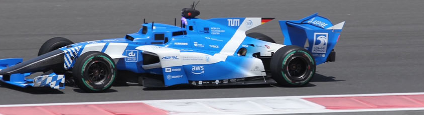 TUM Fahrzeug_Header Fahrzeug der TUM beim A2RL Rennen